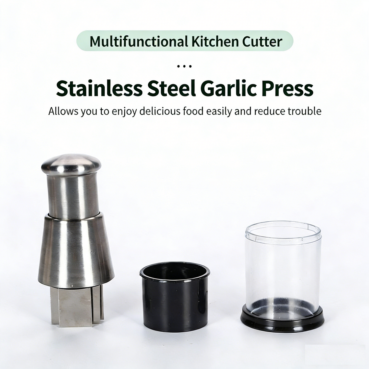 Stainless Steel Manual Garlic Cutter