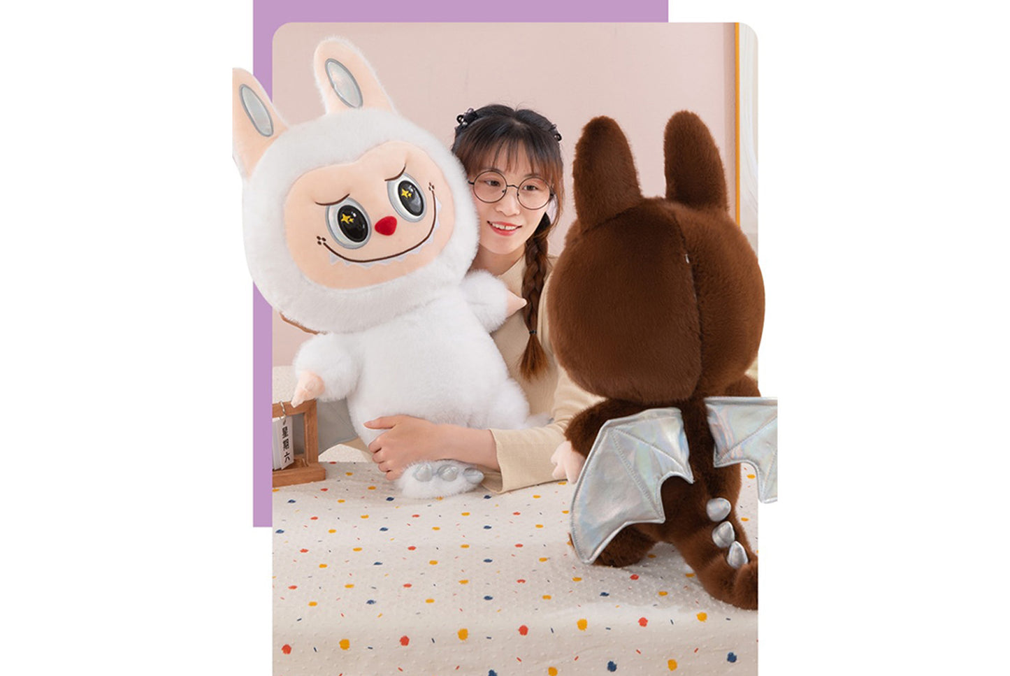 Angel Labubu Plush Toy