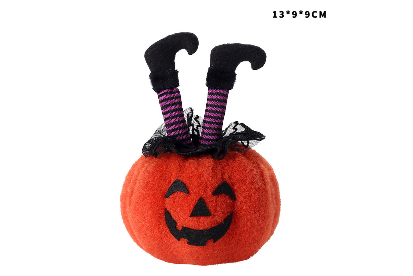 **Halloween Witch's Foot Pumpkin Doll**