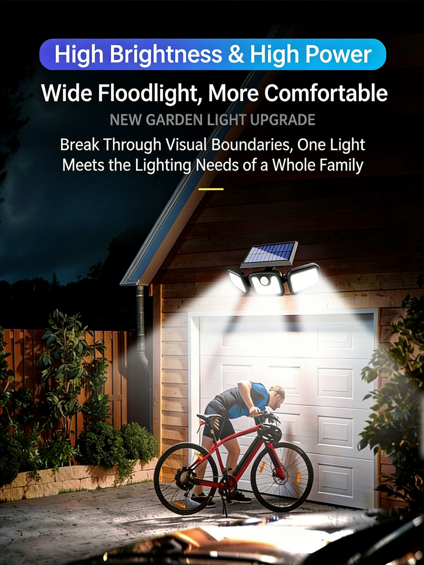 Three-Head Split Wall Light