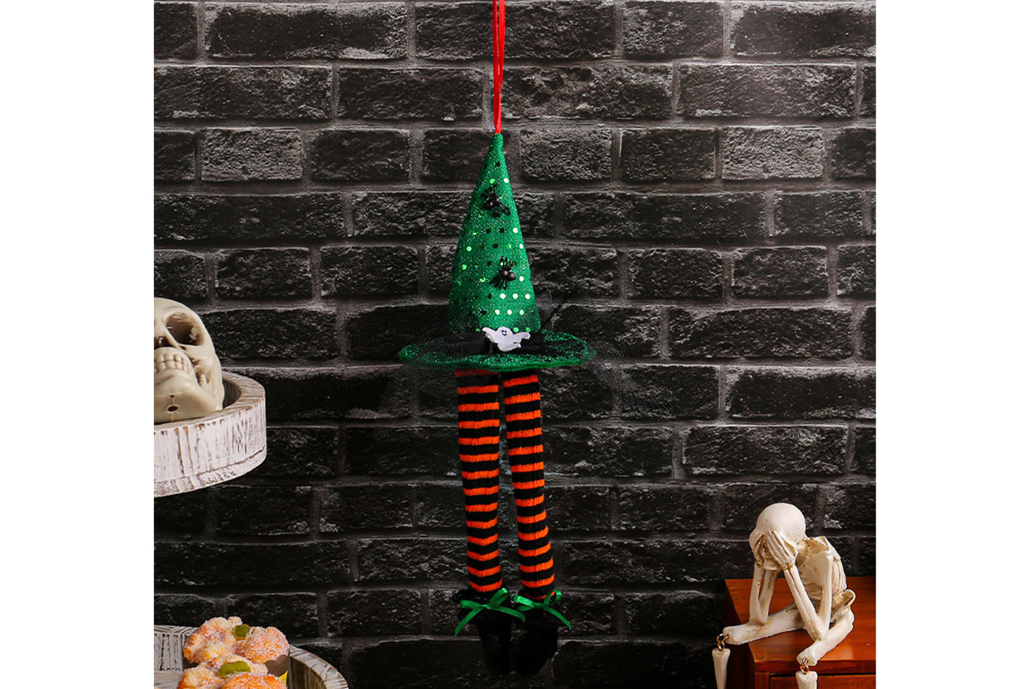 Halloween Witch Hat Hanging Ornament