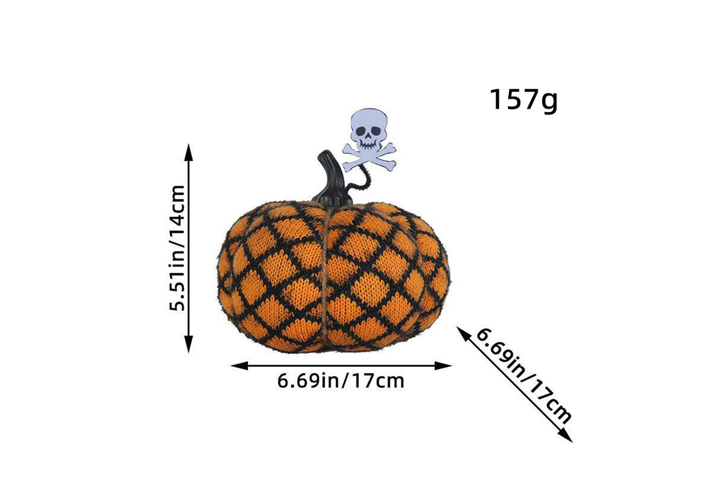 Halloween Pumpkin Ornaments | Five Colors Available