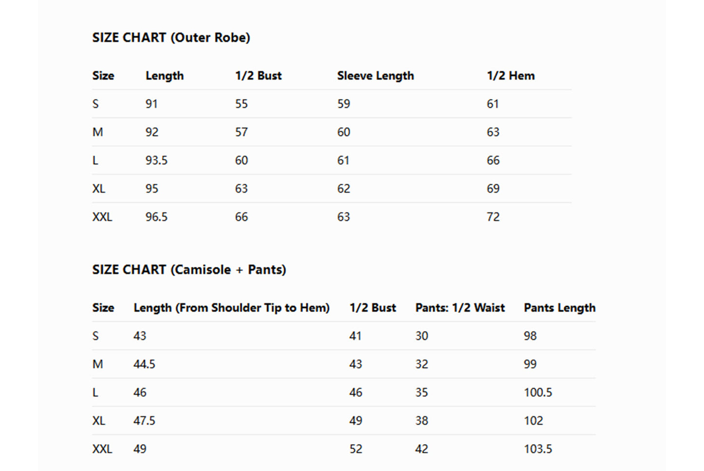 **Three-piece loungewear set with robe, suspenders, and pants**