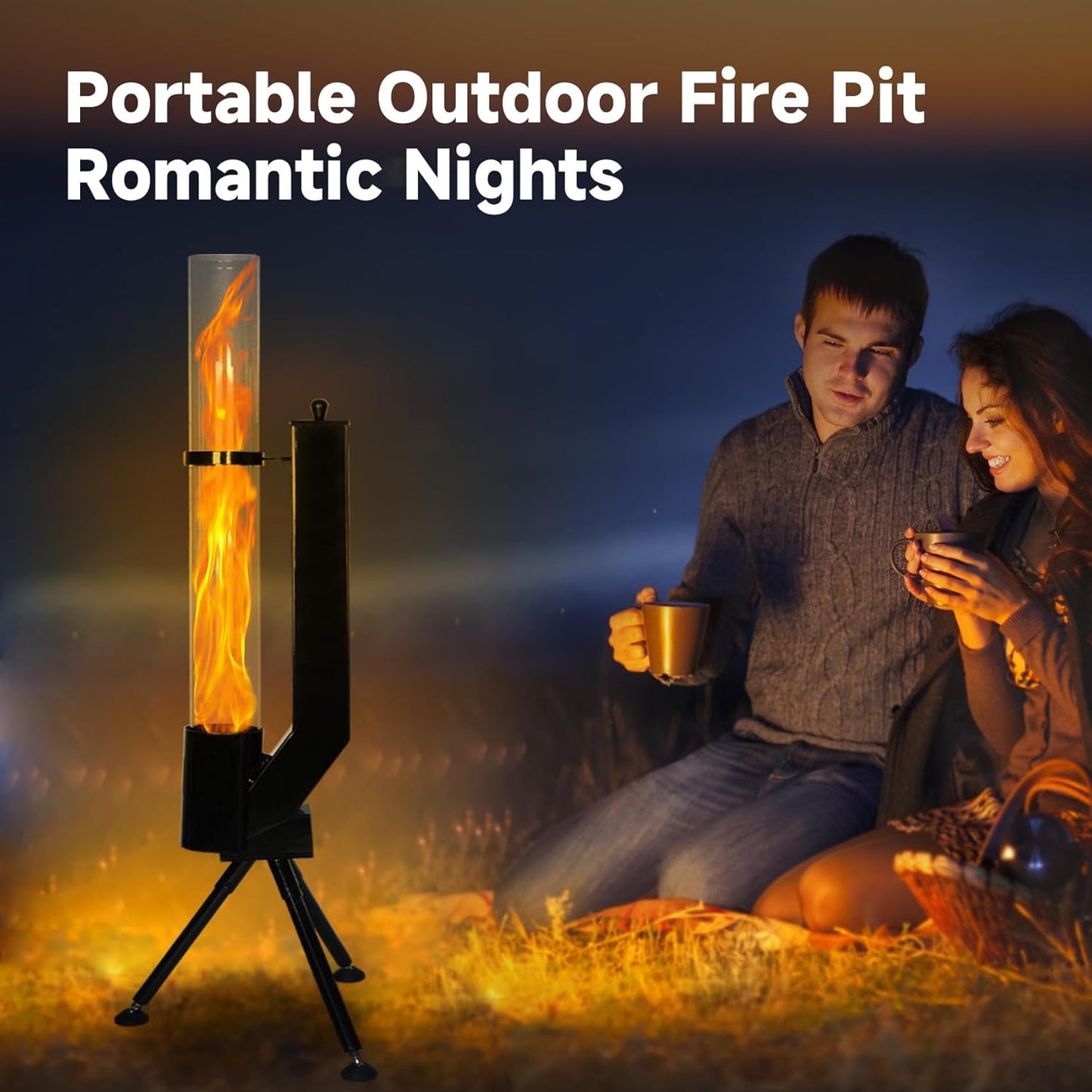 Vertical wood-burning rocket stove