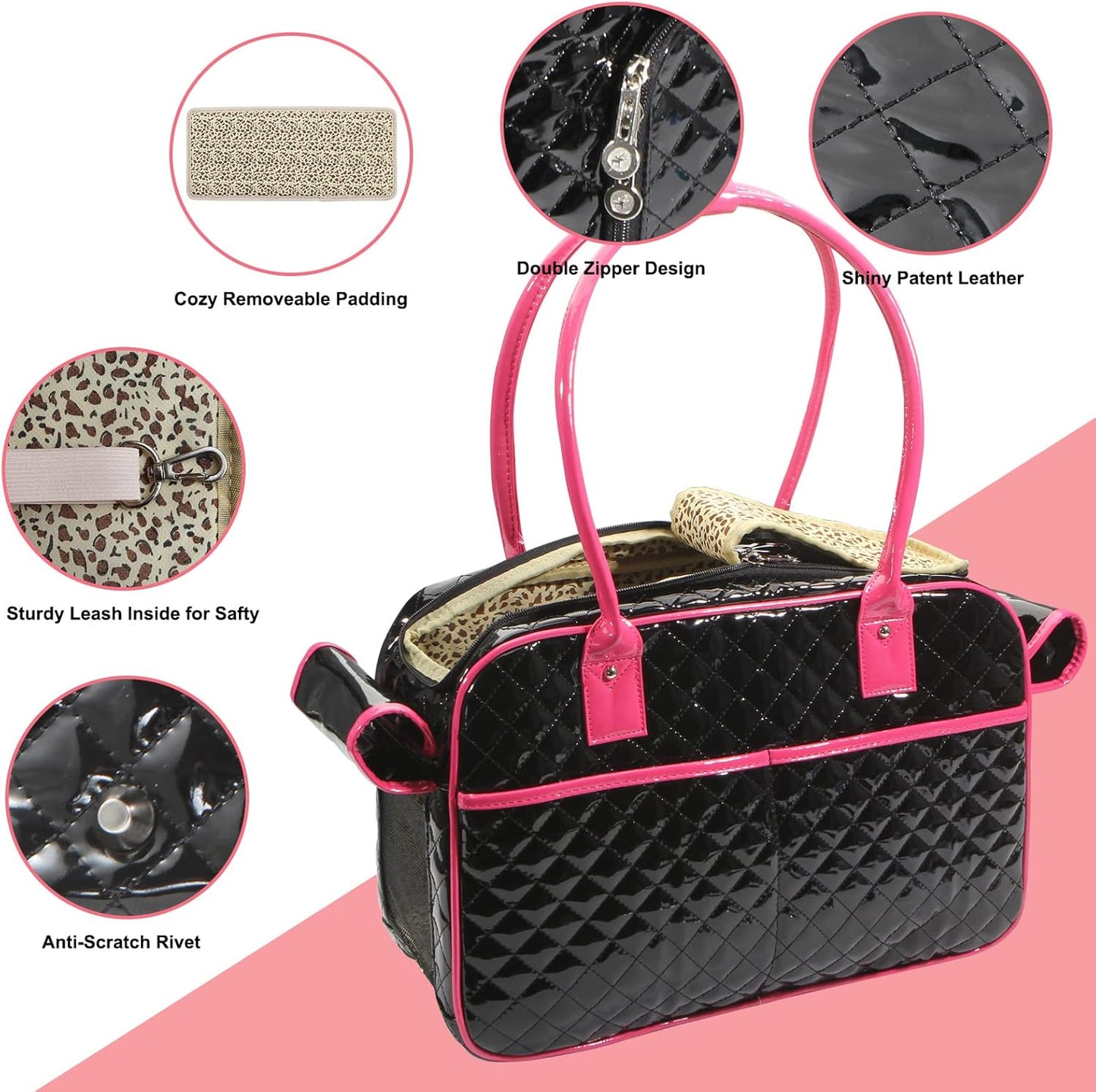 Portable and breathable foldable pet bag