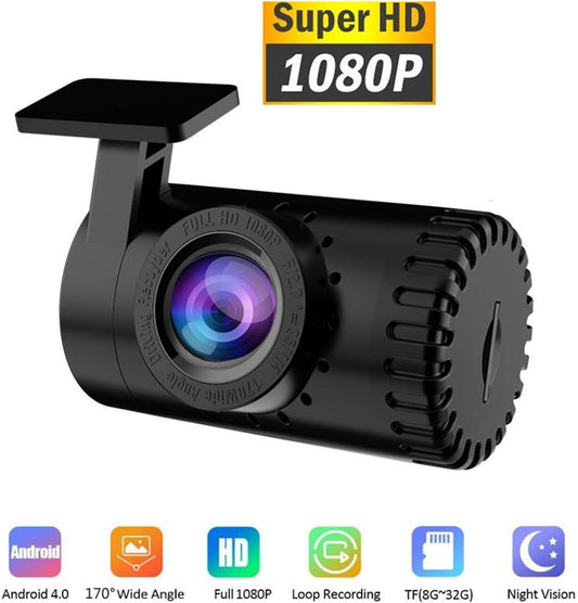 Hidden Wi-Fi Car DVR with HD Night Vision & APP Connectivity
