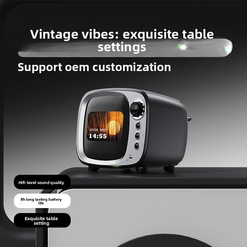 Small TV Smart Bluetooth Speaker