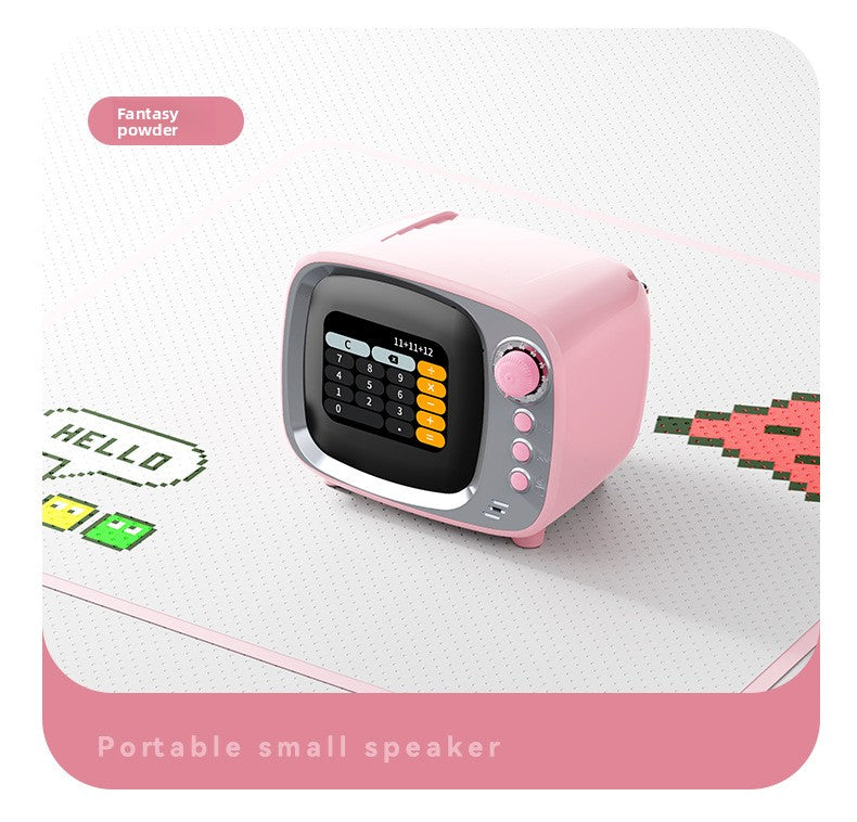 Small TV Smart Bluetooth Speaker