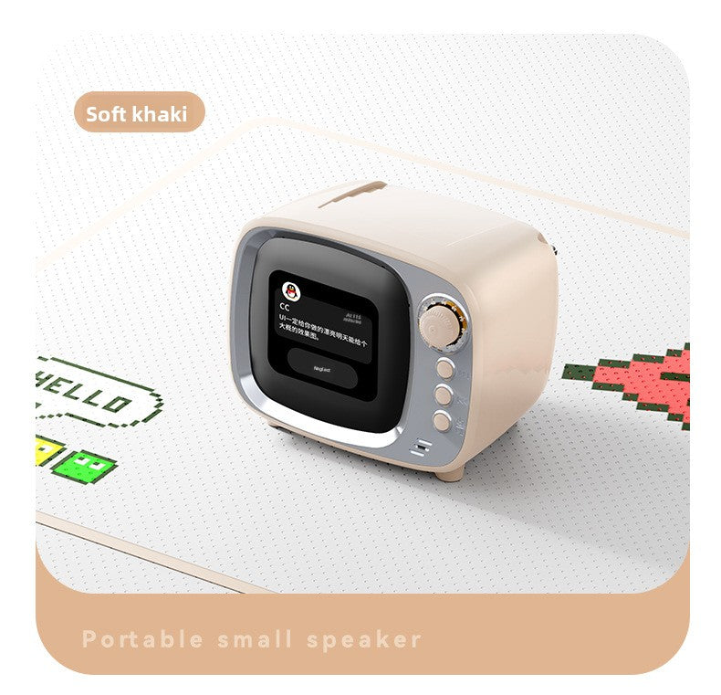 Small TV Smart Bluetooth Speaker