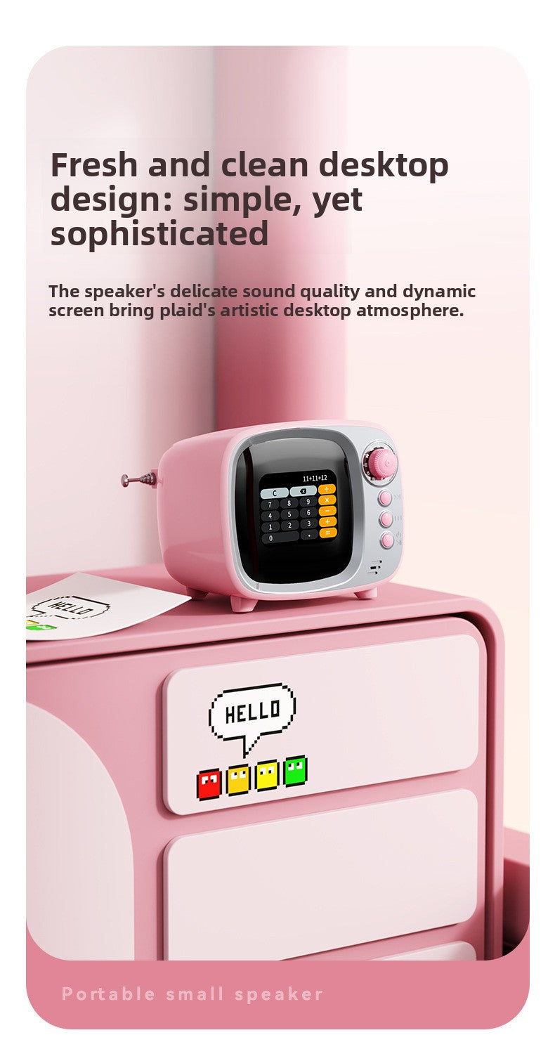 Small TV Smart Bluetooth Speaker