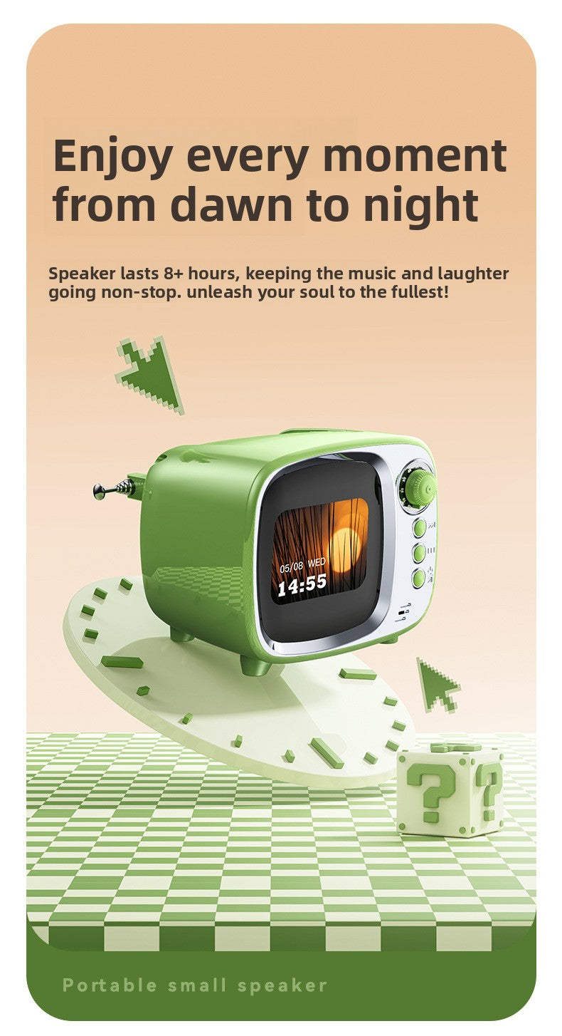 Small TV Smart Bluetooth Speaker