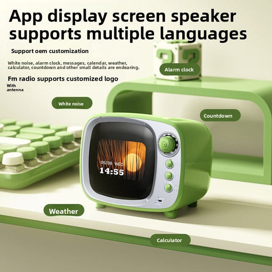 Small TV Smart Bluetooth Speaker