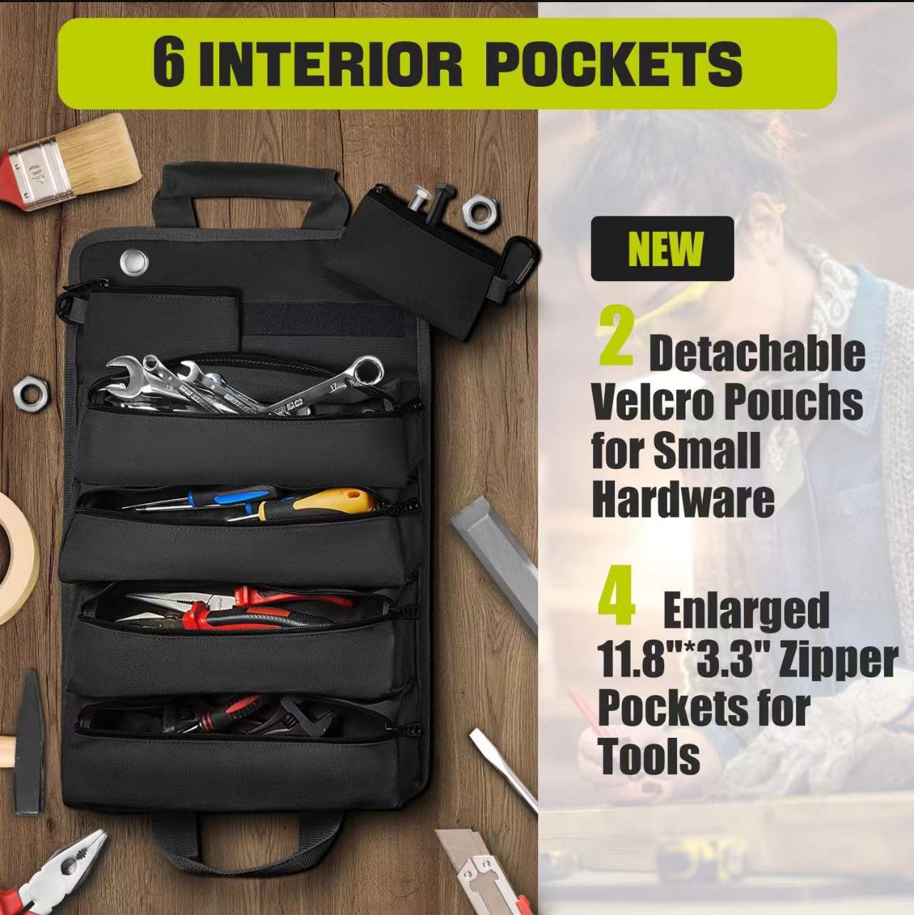 Roll-Up Electrician's Tool Bag