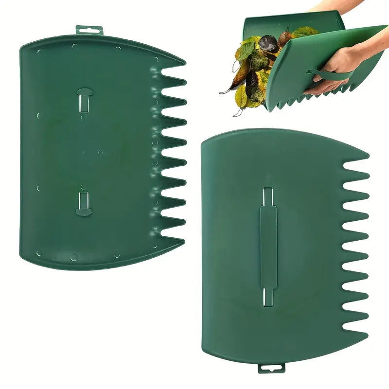Outdoor Plastic Leaf Rake | (2 PACK)