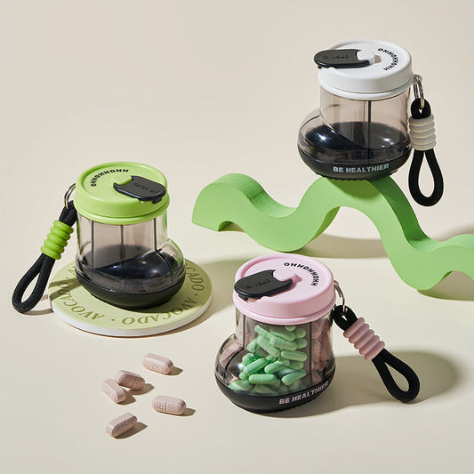 **Portable Pill Box - 7-Day Pill Organizer**