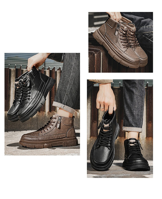 Men's High-Top Martin Boots