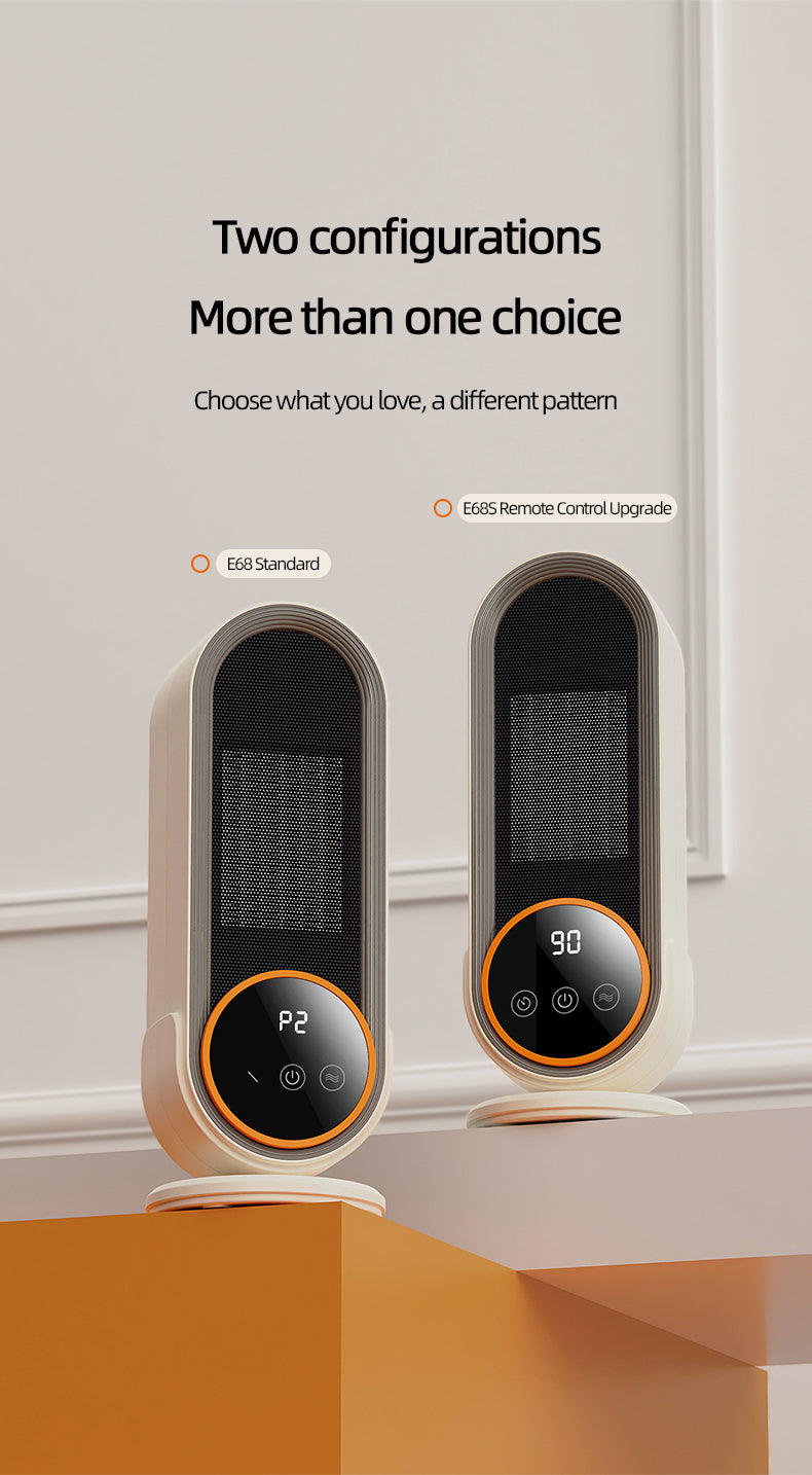 **High-Power 1200W Smart PTC Ceramic Heater (UK Plug)**