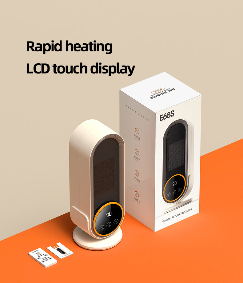 **High-Power 1200W Smart PTC Ceramic Heater (UK Plug)**