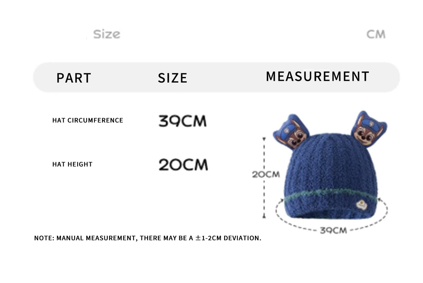 Children's Warm Half-Fleece Knit Hat