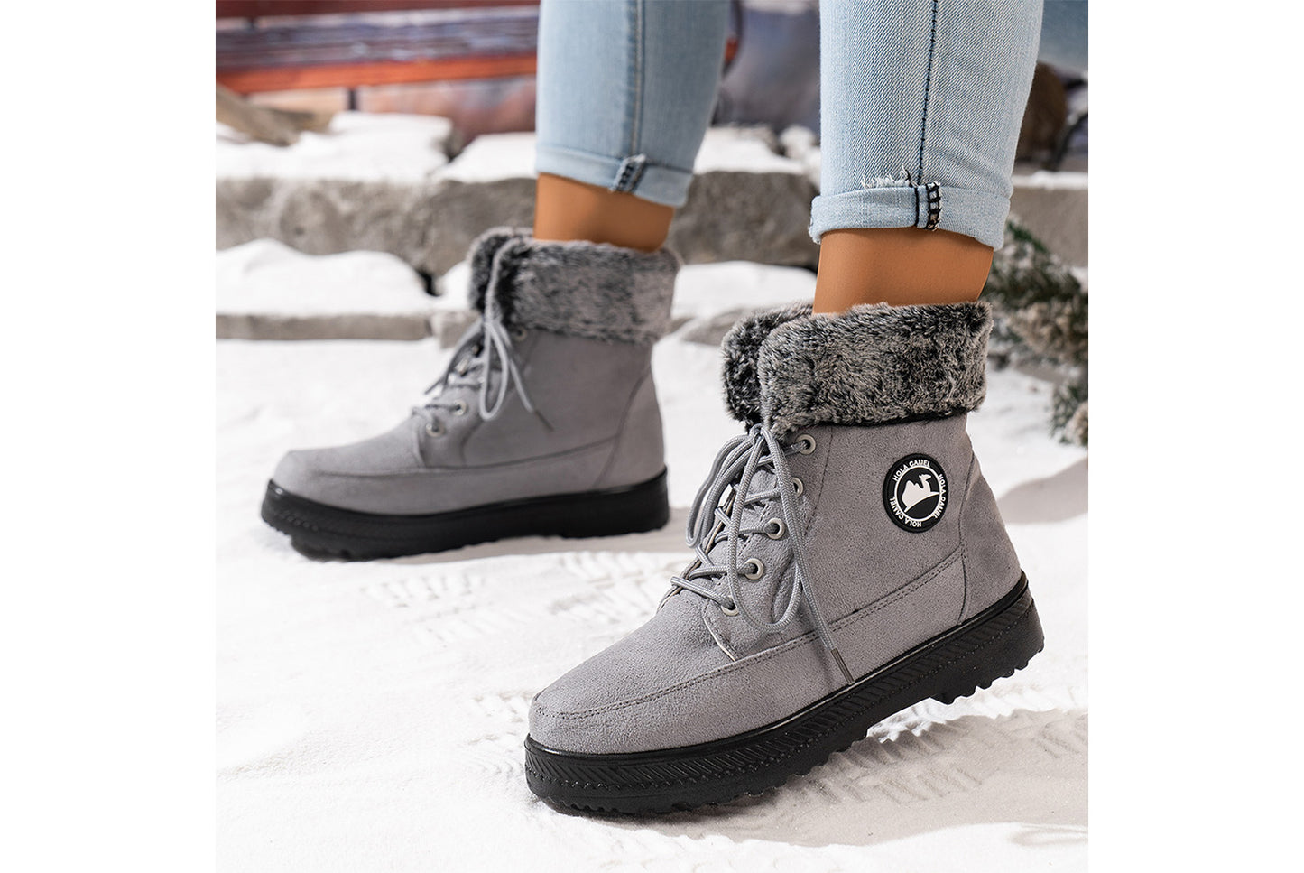 Women's Winter Thickened Long Snow Boots