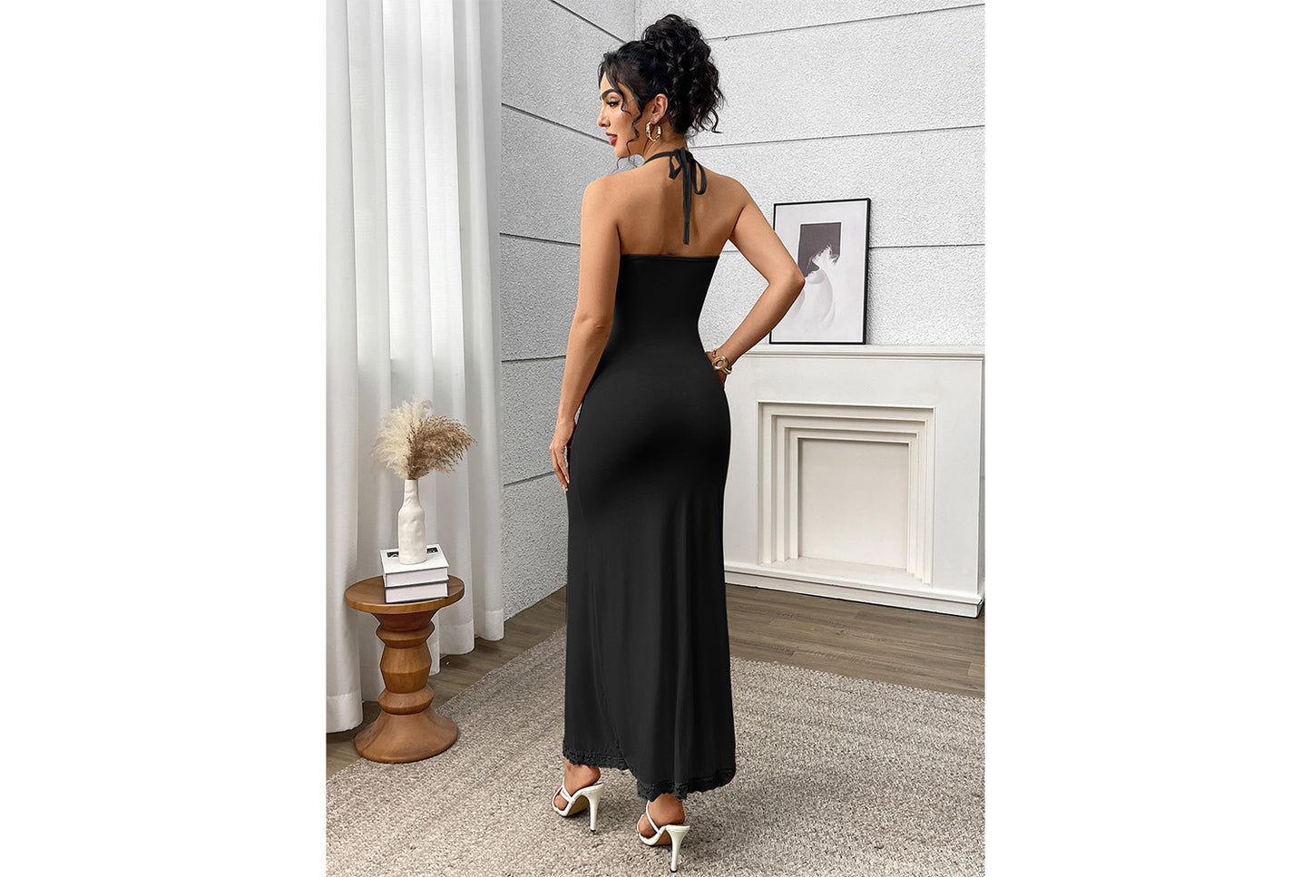 Lightly Tummy-Controlling One-Piece Dress