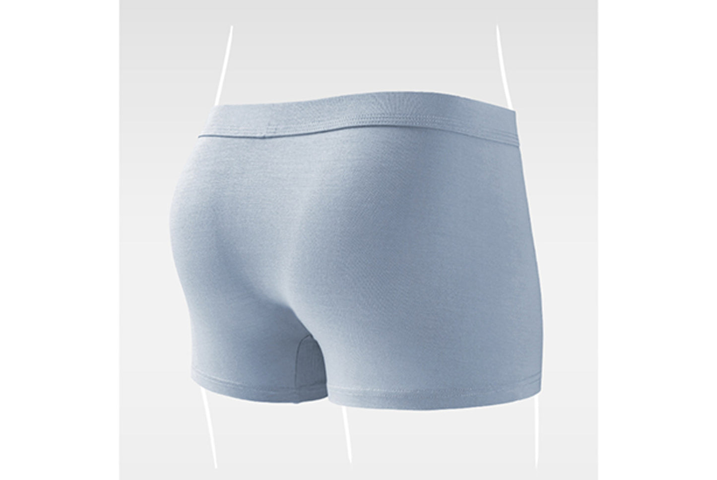 New Men's Class A Pure Cotton Mesh Boxer Briefs