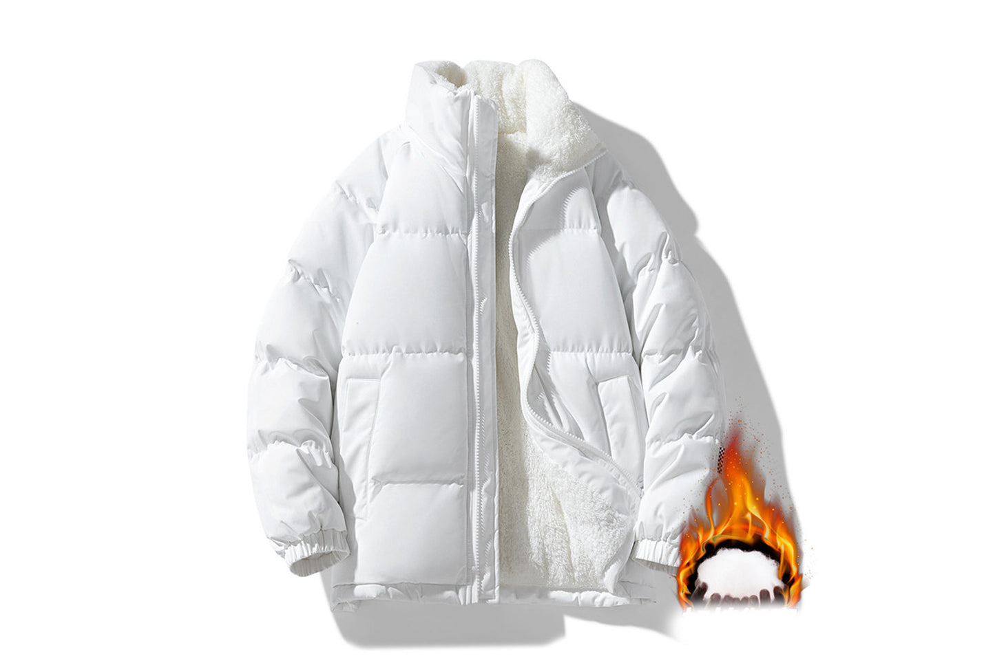 **Men's Winter Hooded Cotton Jacket (8 Colors Available)**