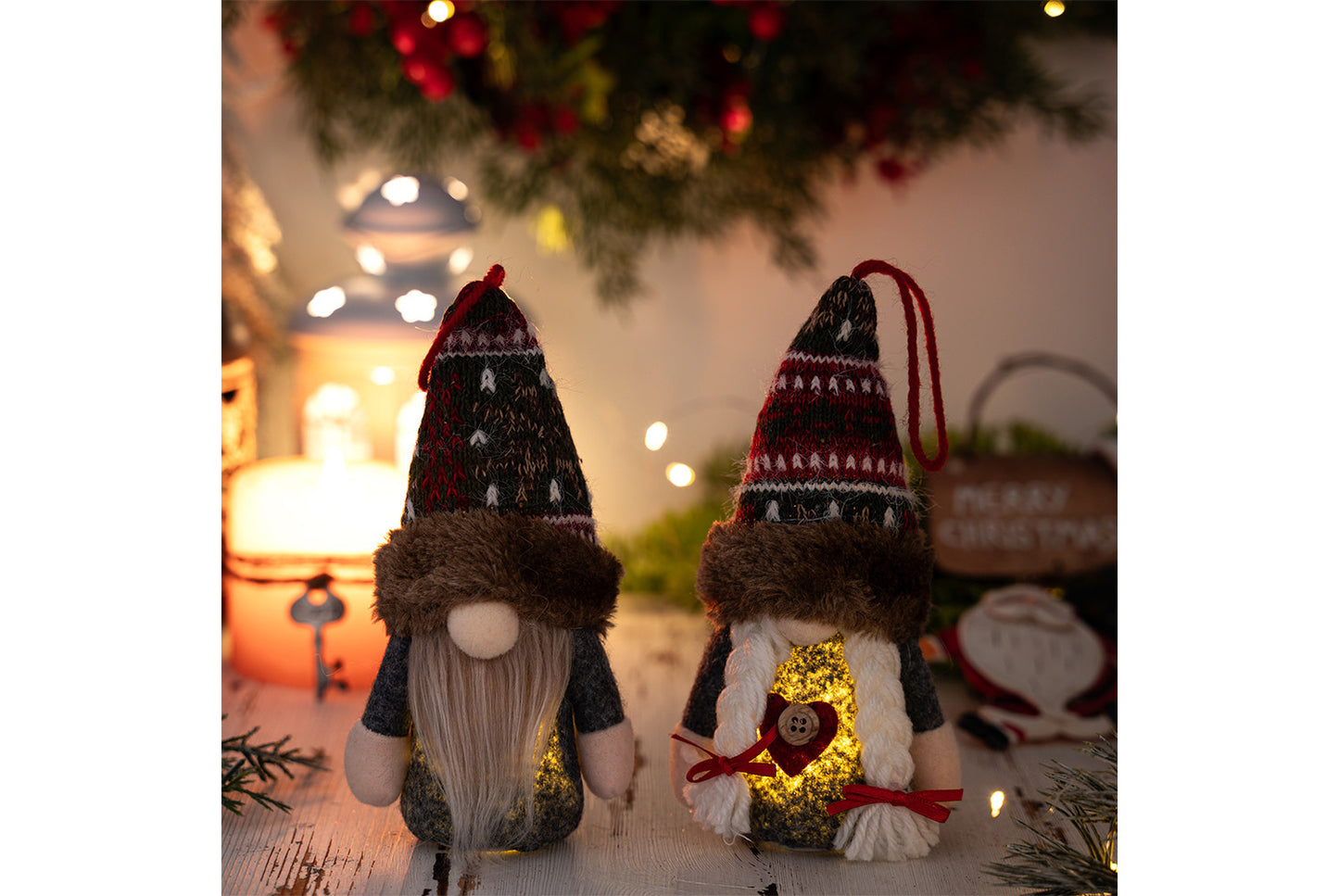 **Christmas Rudolph Lighted Pendant**