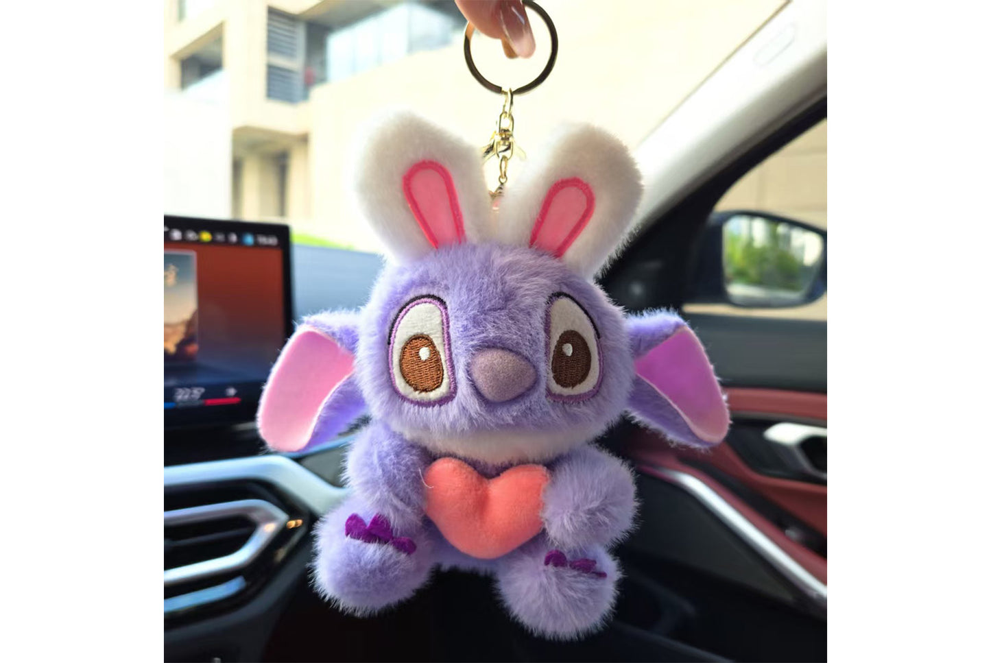 **Stitch Plush Keychain | Cartoon Charm | Cute Bag Accessory**