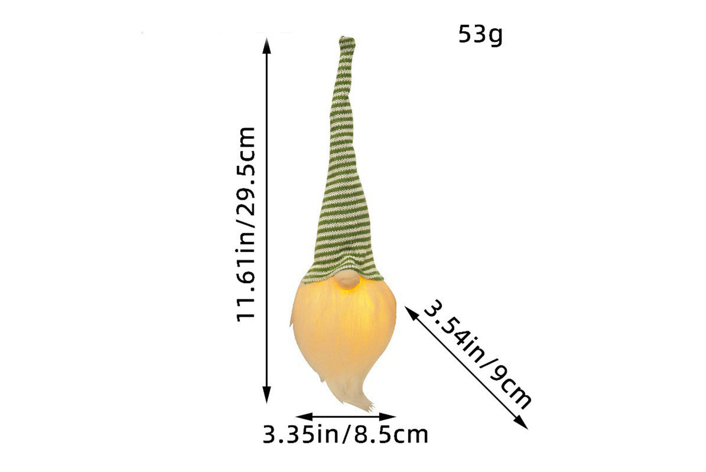 Faceless Doll Light Ball Ornament