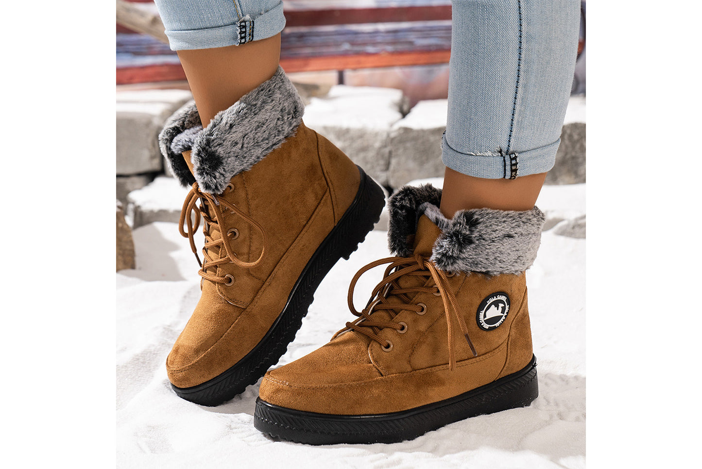 Women's Winter Thickened Long Snow Boots