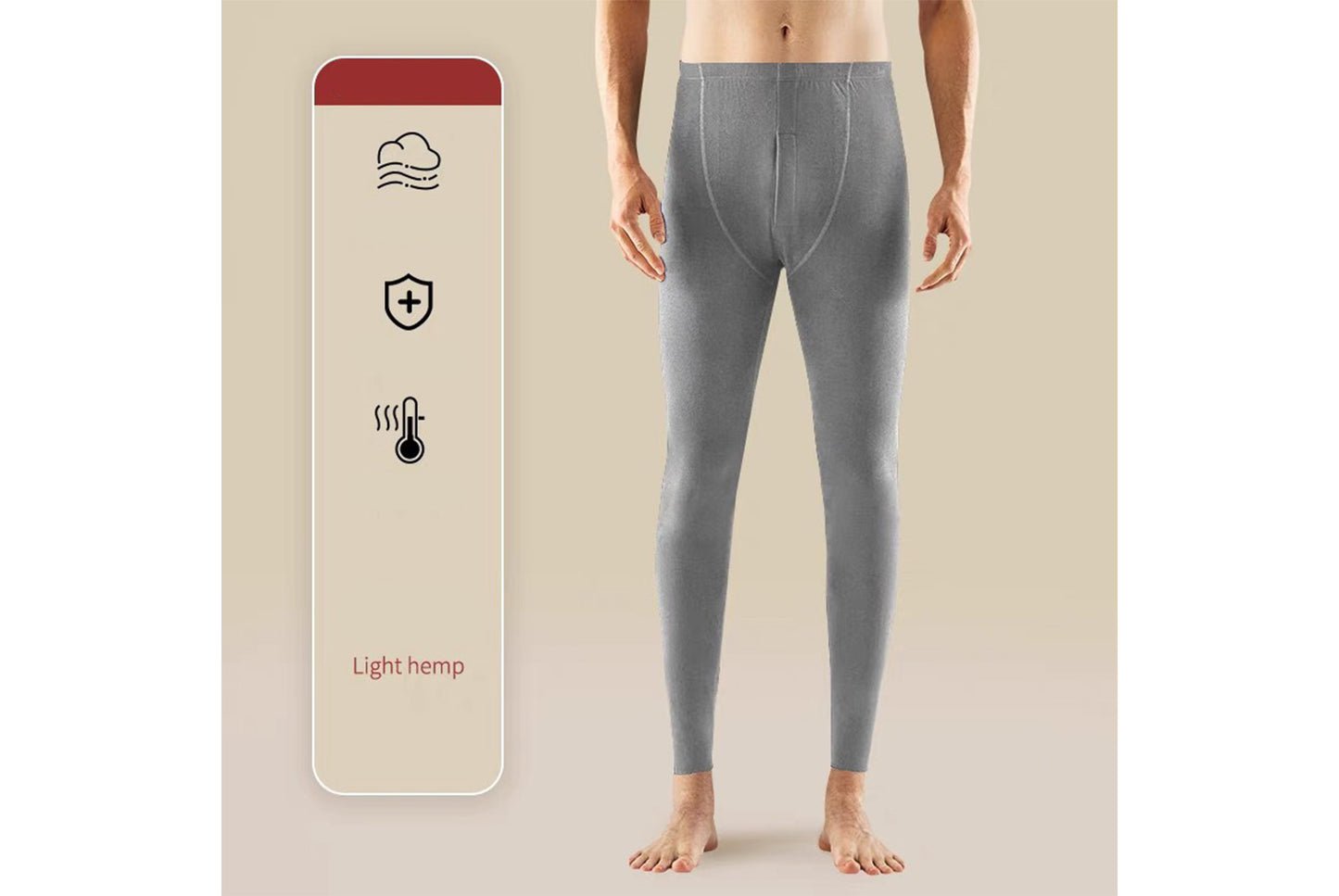 **Men's Thermal Underpants and Women's Knitted Pants Set**