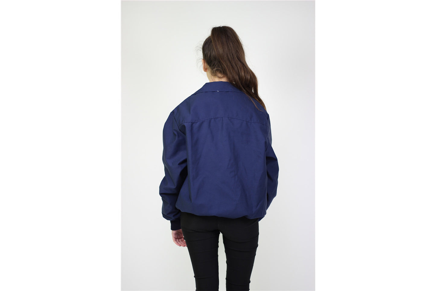 Stand-Collar Harrington Jacket