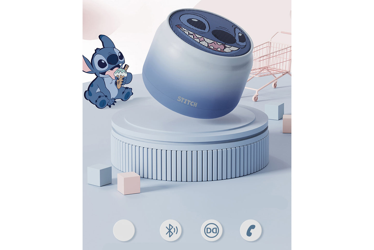 D27 Stitch Desktop Bluetooth Speaker