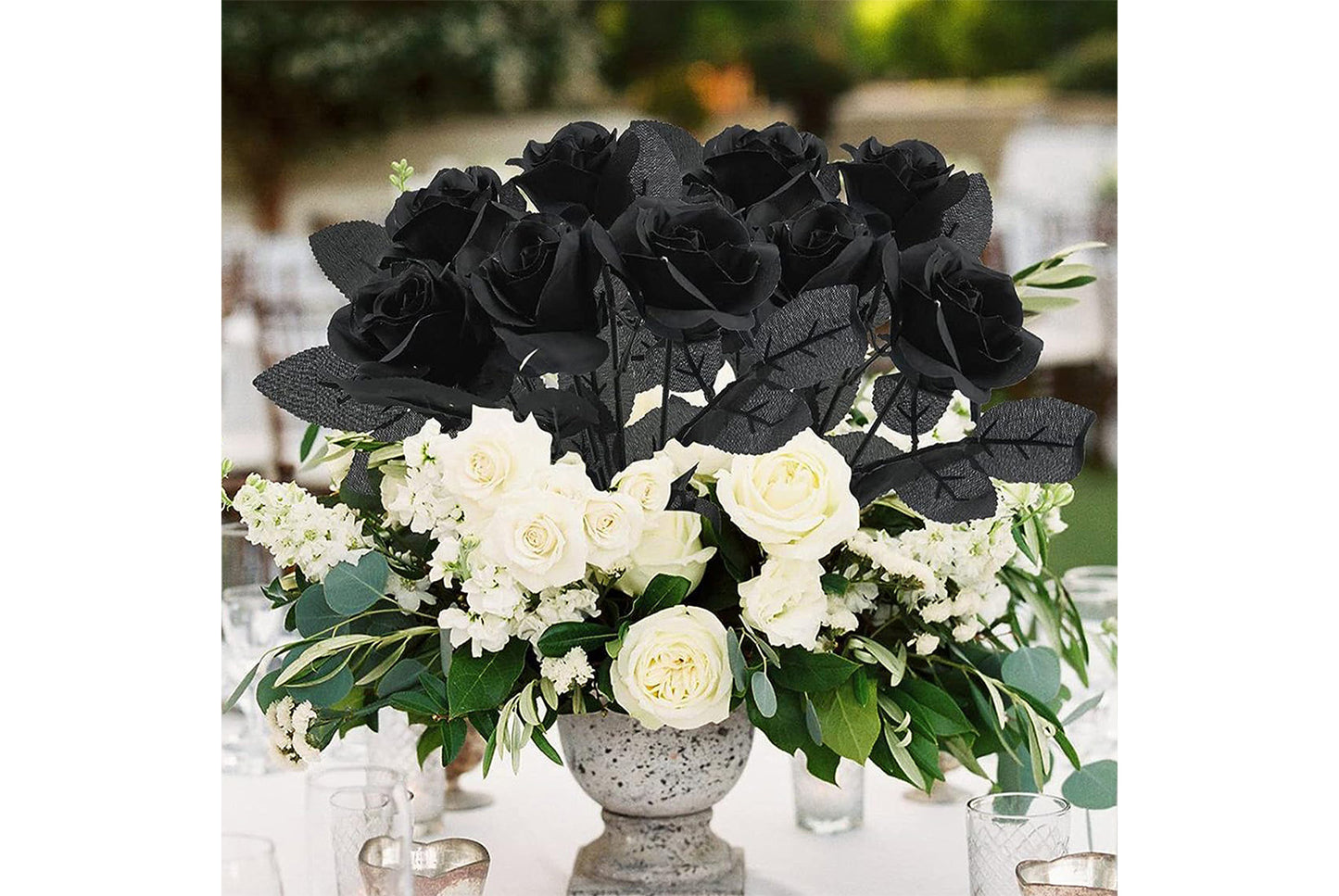 Halloween Scary Rose Decorations (10-Pack)