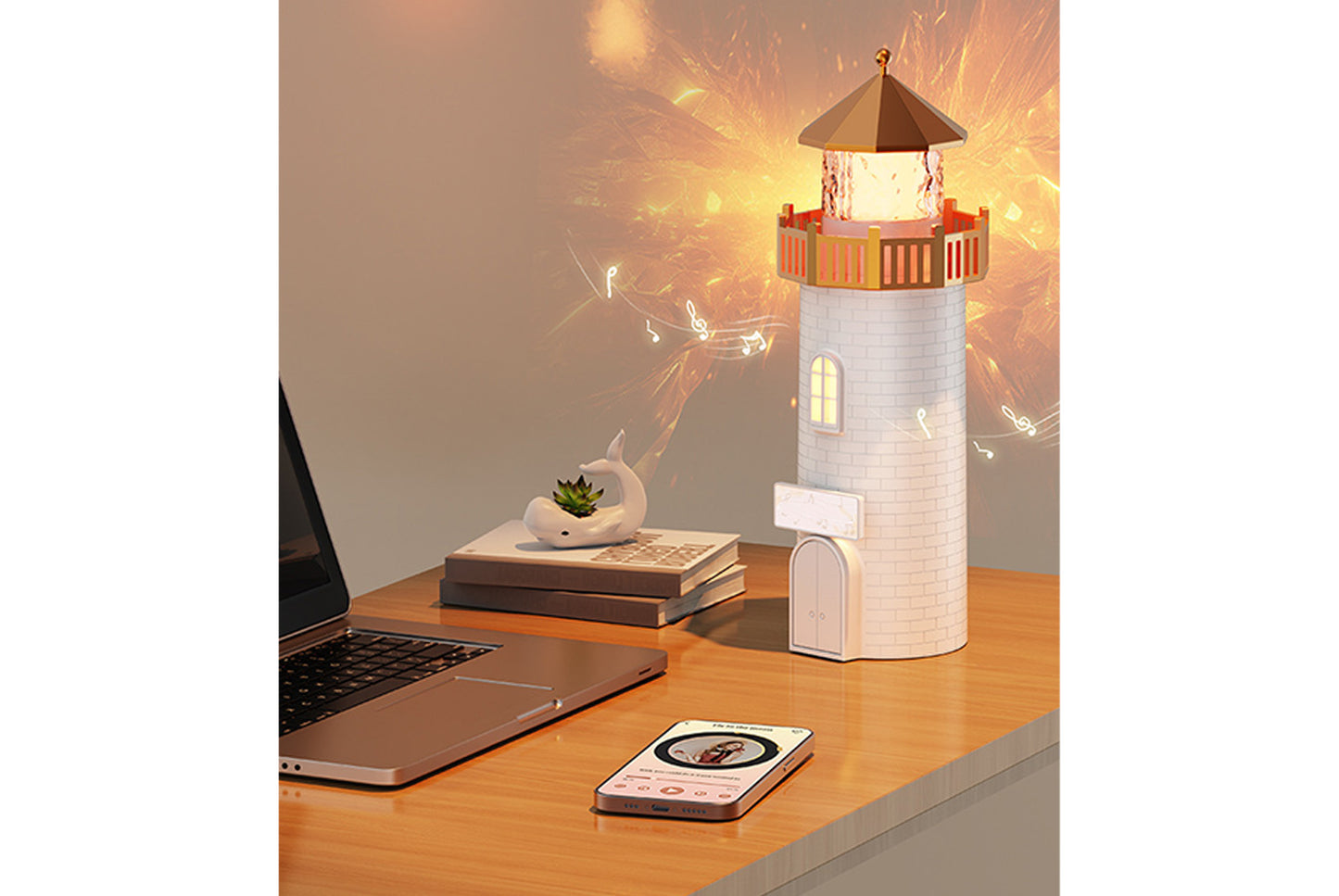 **Lighthouse Ambiance Night Light Bluetooth Model**