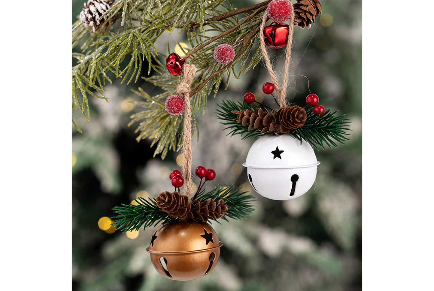 **Christmas Colorful Bell Pendant Decoration**