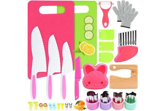 29-Piece Children's Fruit Knife Set