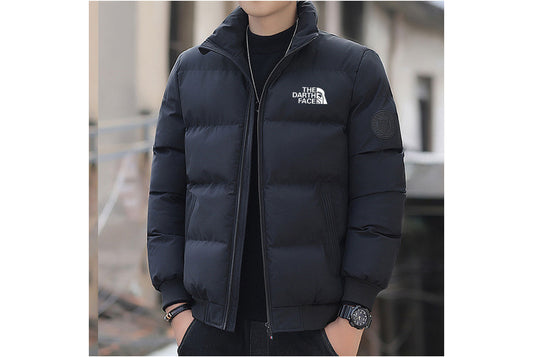 **Men's Stand-up Collar Thickened Jacket**