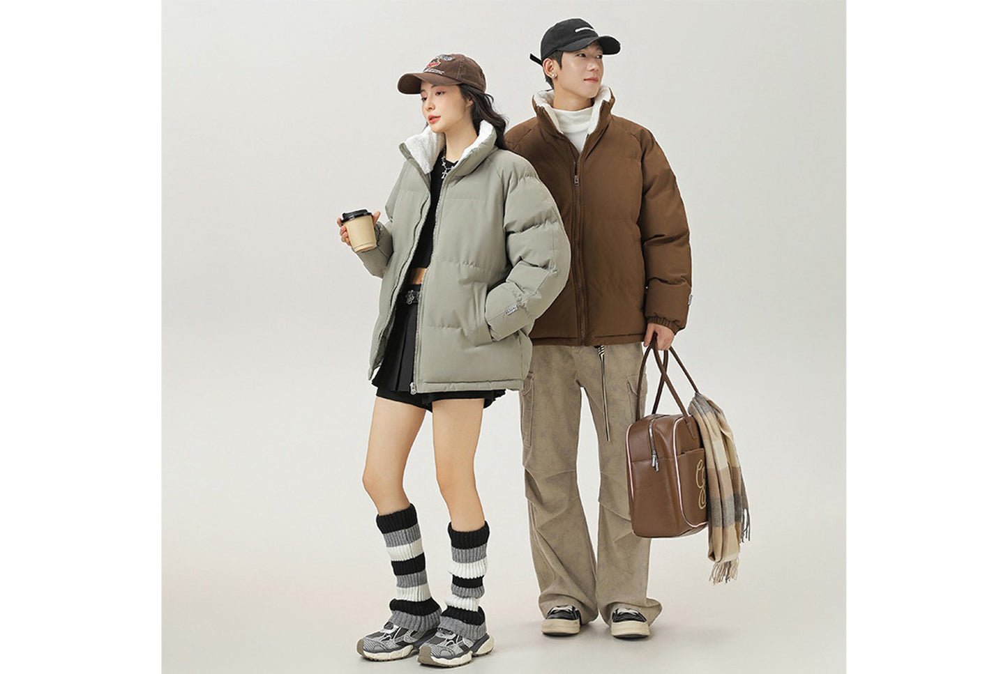 **Men's Winter Hooded Cotton Jacket (8 Colors Available)**