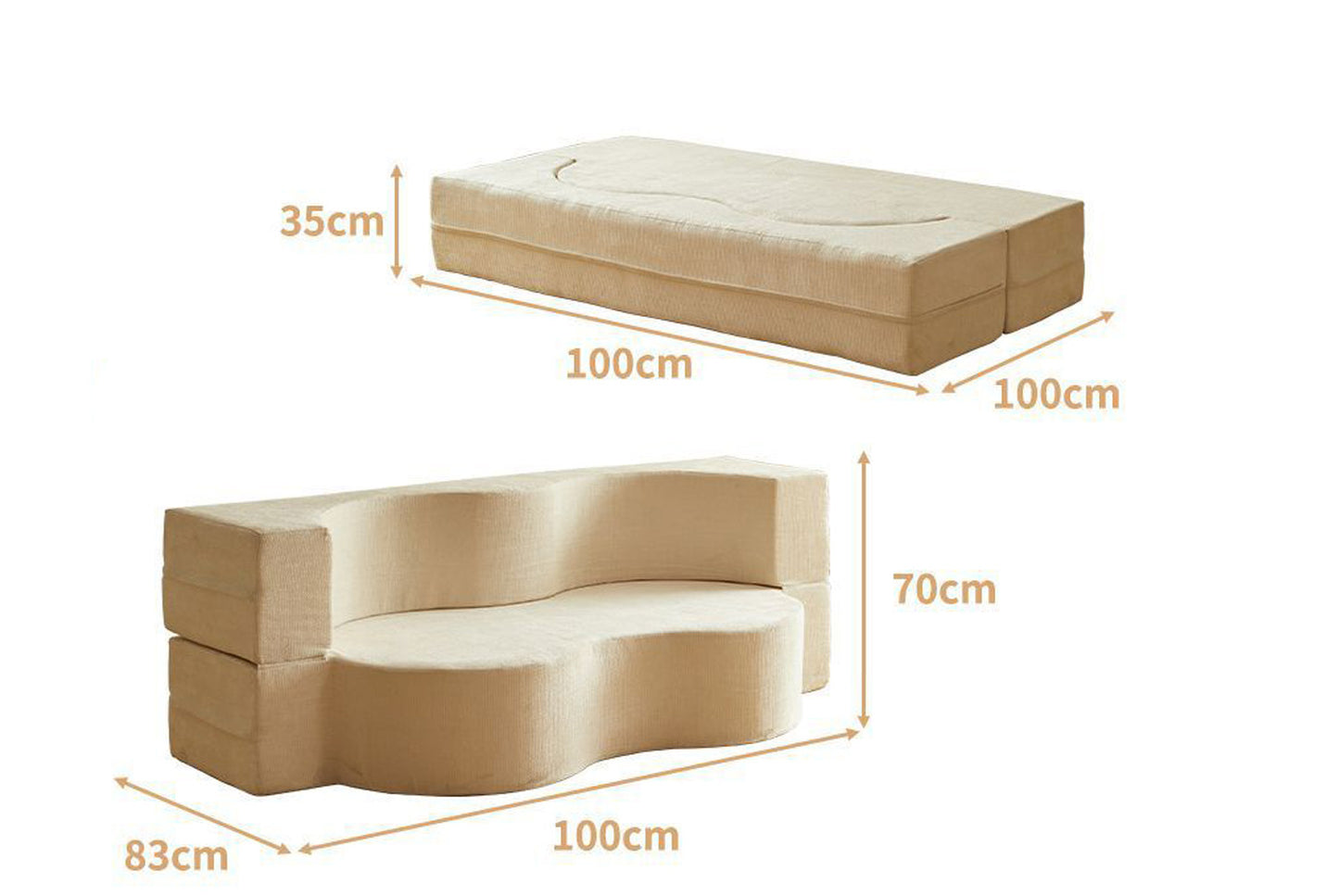 Multifunctional Folding Sofa Bed