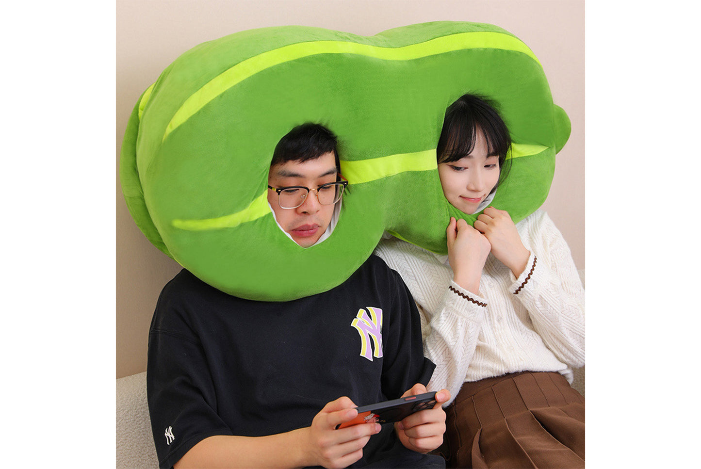 **Good Things Peanut Creative One-Piece Pillow/Head Cover**