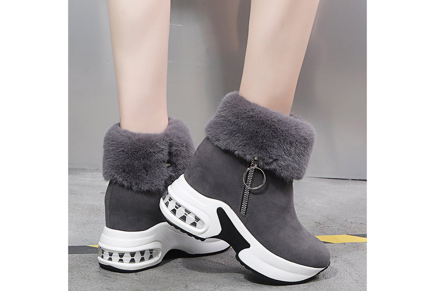 Fleece Lining for Warmth and Height Increase