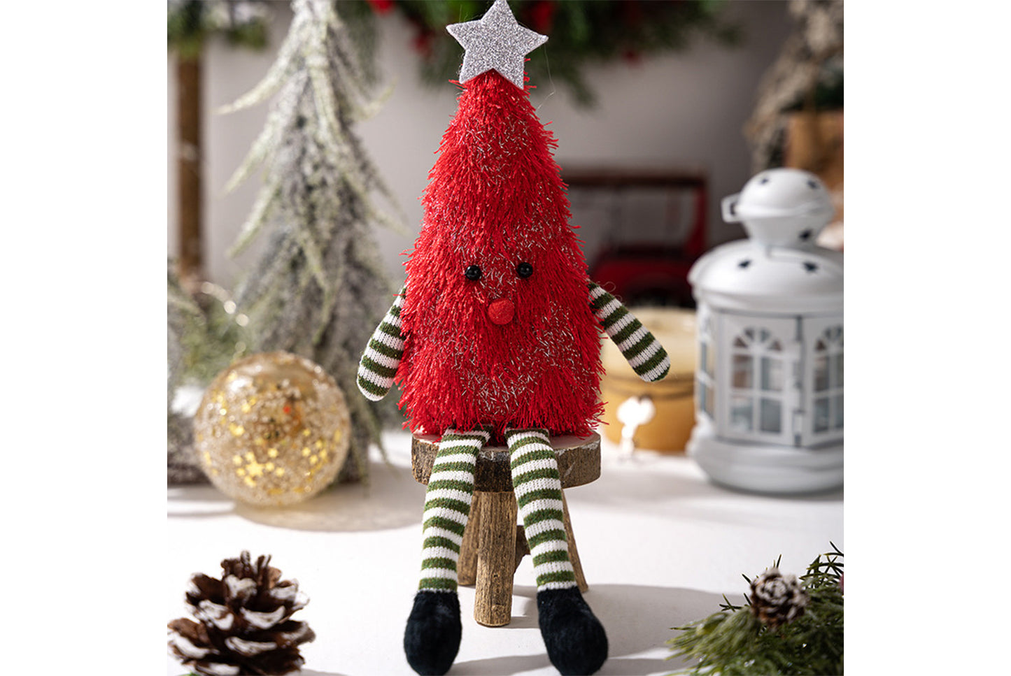 **Cute Plush Christmas Tree Doll**