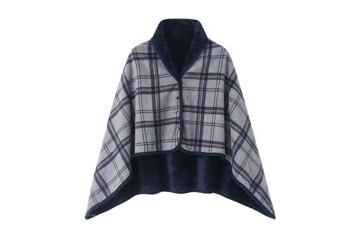 Multifunctional Flannel Shawl Blanket
