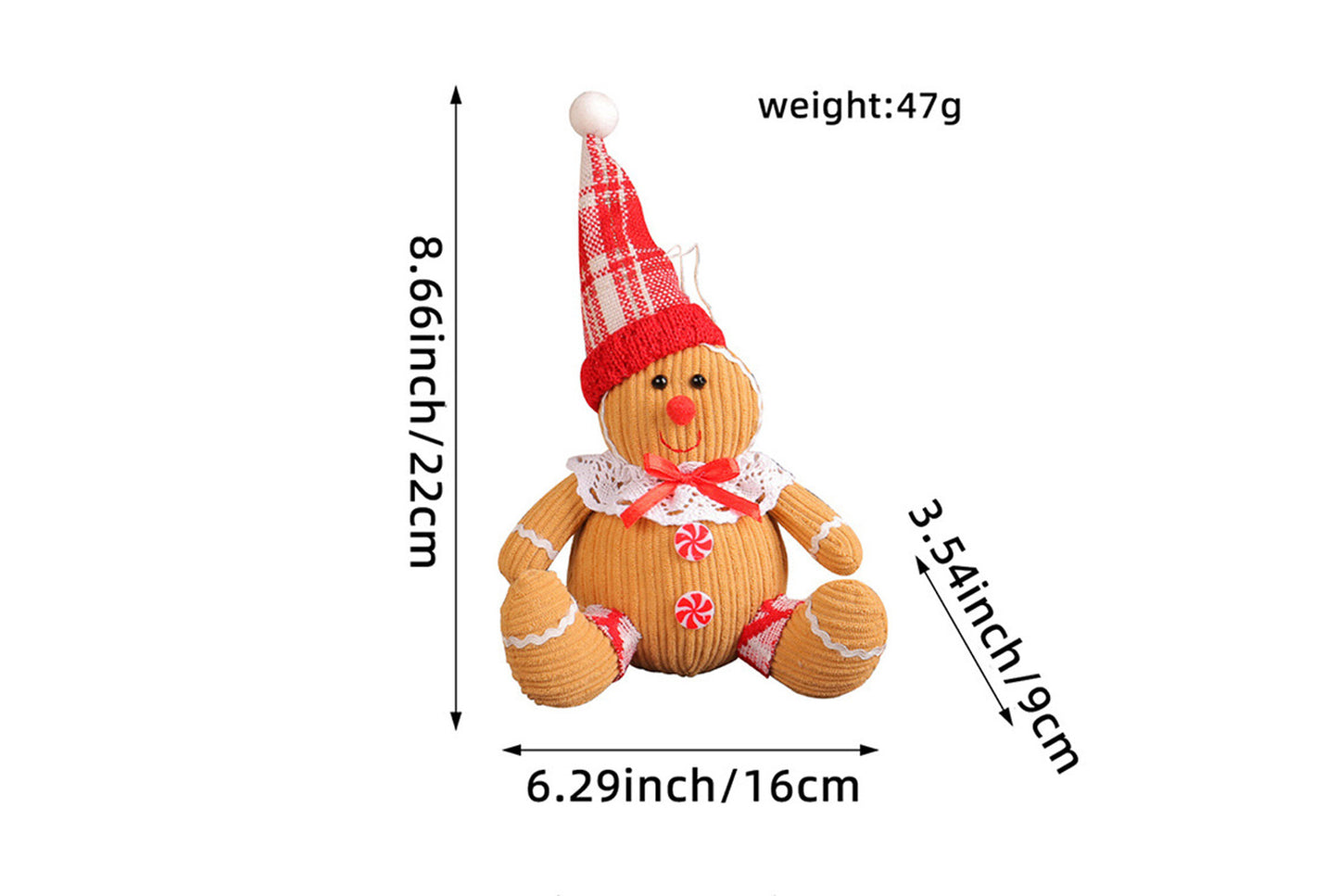 Christmas Gingerbread Man Pendant