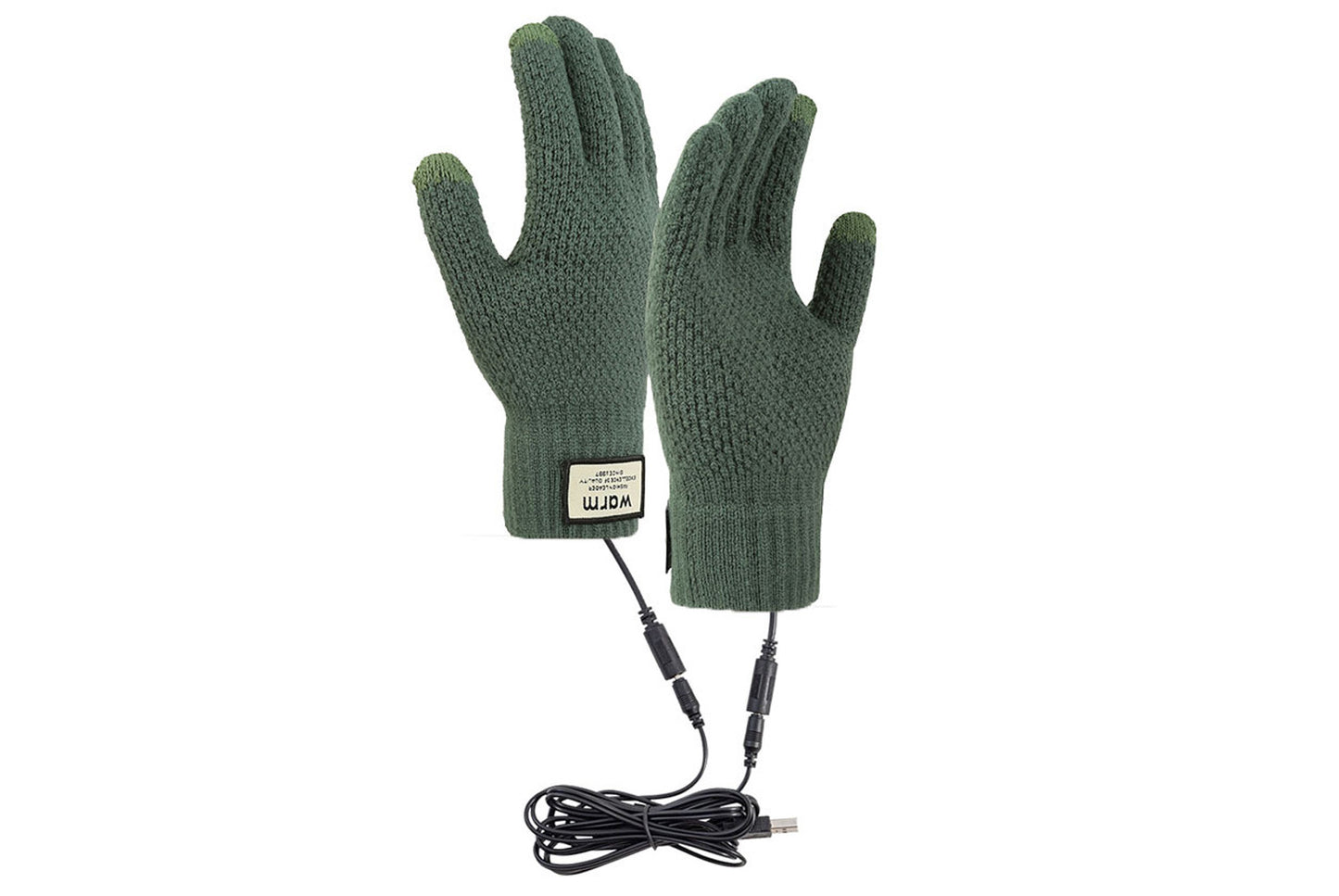 USB Rechargeable Heated Touchscreen Gloves