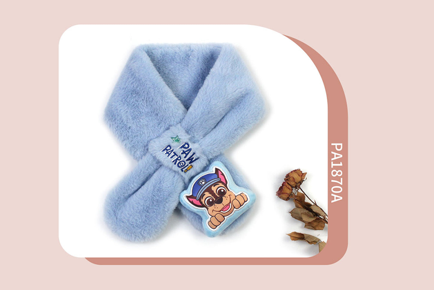 **Paw Patrol New Year Red Children's Warm Scarf (Adjustable)**