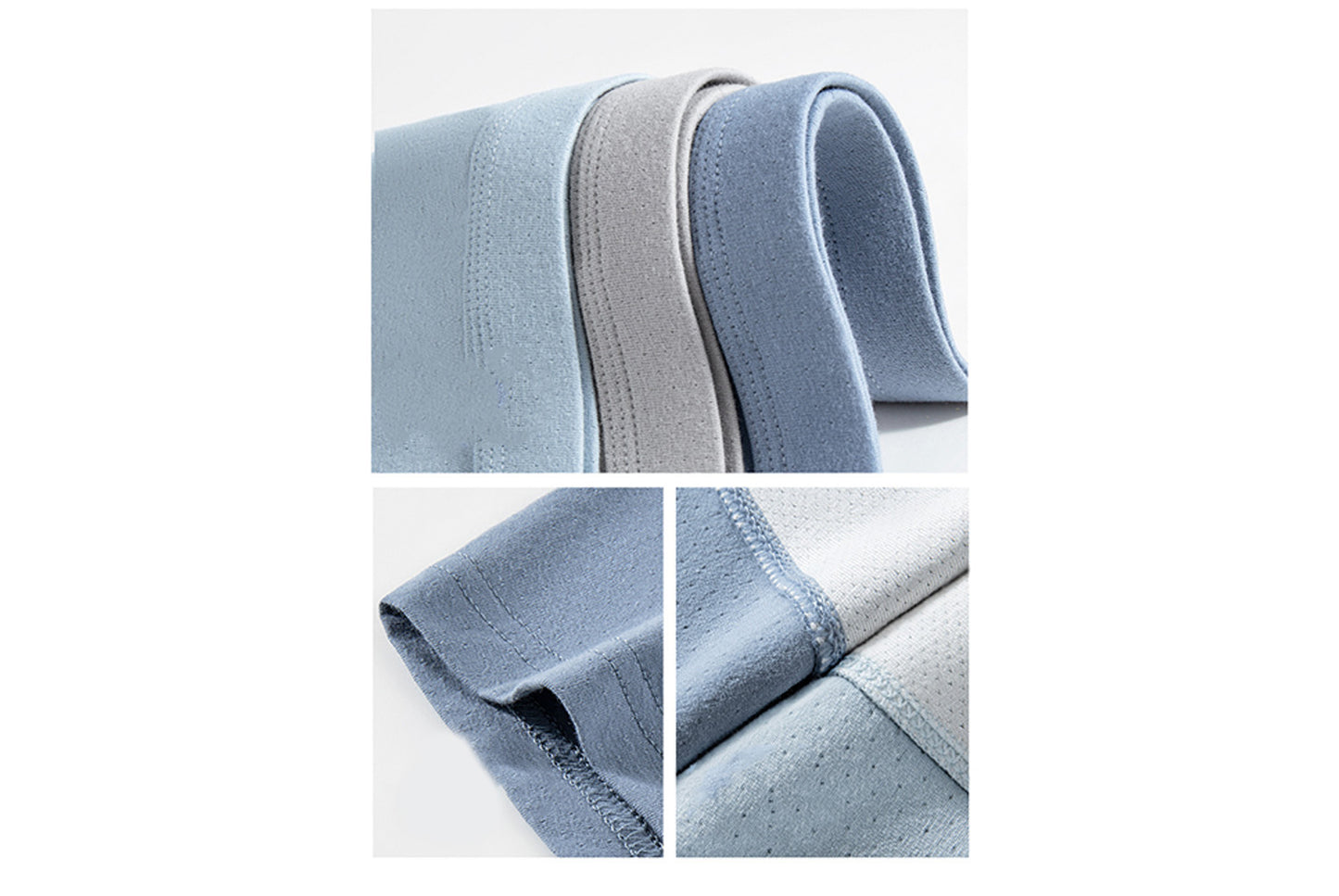 Men's Class A Pure Cotton Boxer Briefs - Mesh Breathable Summer Thin Plus Size