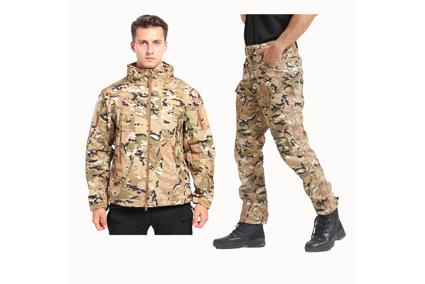 **X7-511 Autumn/Winter Softshell Jacket and Pants Set**